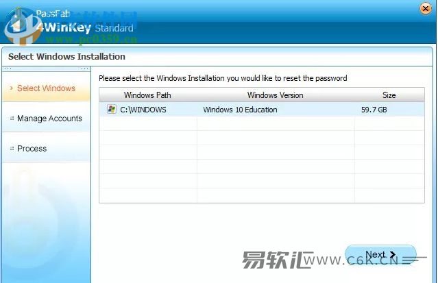 PassFab 4WinKey重置/删除Windows登录密码的方法