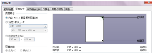 Visio 2019调整画布大小的方法