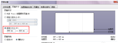 Visio 2019调整画布大小的方法
