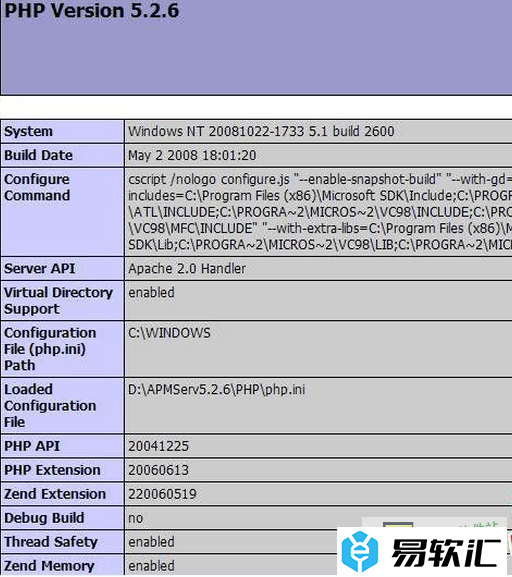 APMServ的使用方法