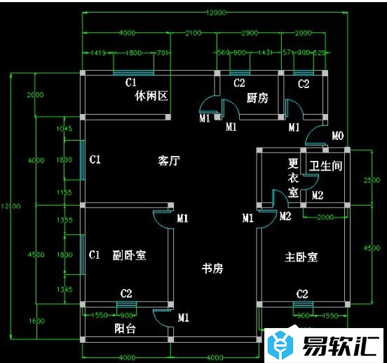 CAD迷你家装使用：五步绘制室内平面图