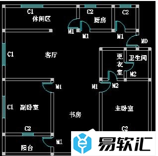 CAD迷你家装使用：五步绘制室内平面图