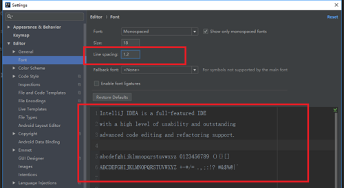 IntelliJ IDEA设置字体大小的方法