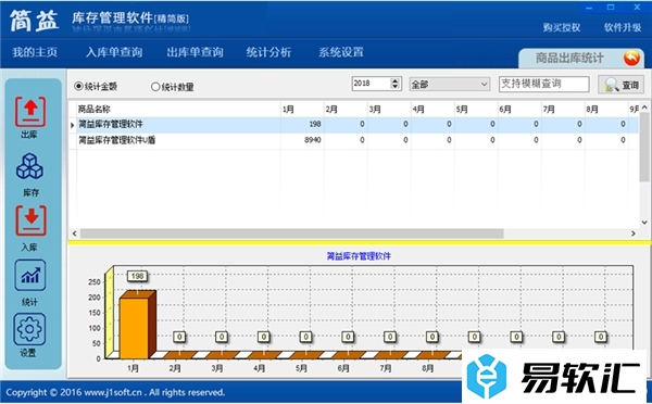 简益库存管理软件的使用方法