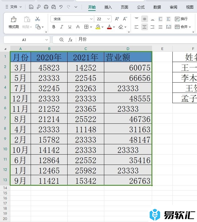 wps表格看重复数据的教程